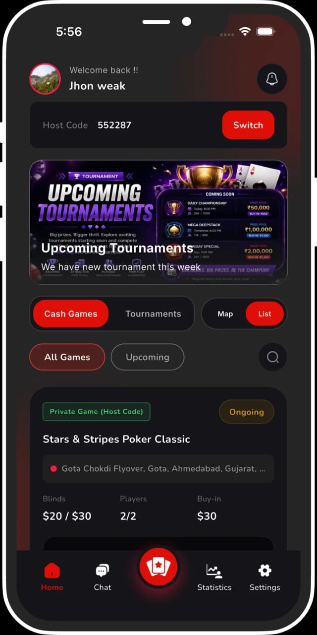 GameTime Hub app screenshot